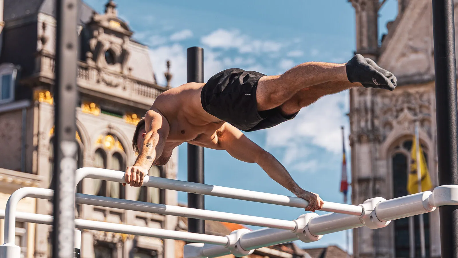 Les figures de street workout et leur cotation en compétition